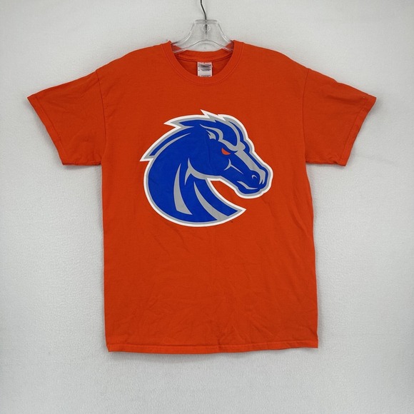 Boise State Broncos Men's Short Sleeve T Shirt Size Medium Orange - Picture 1 of 7